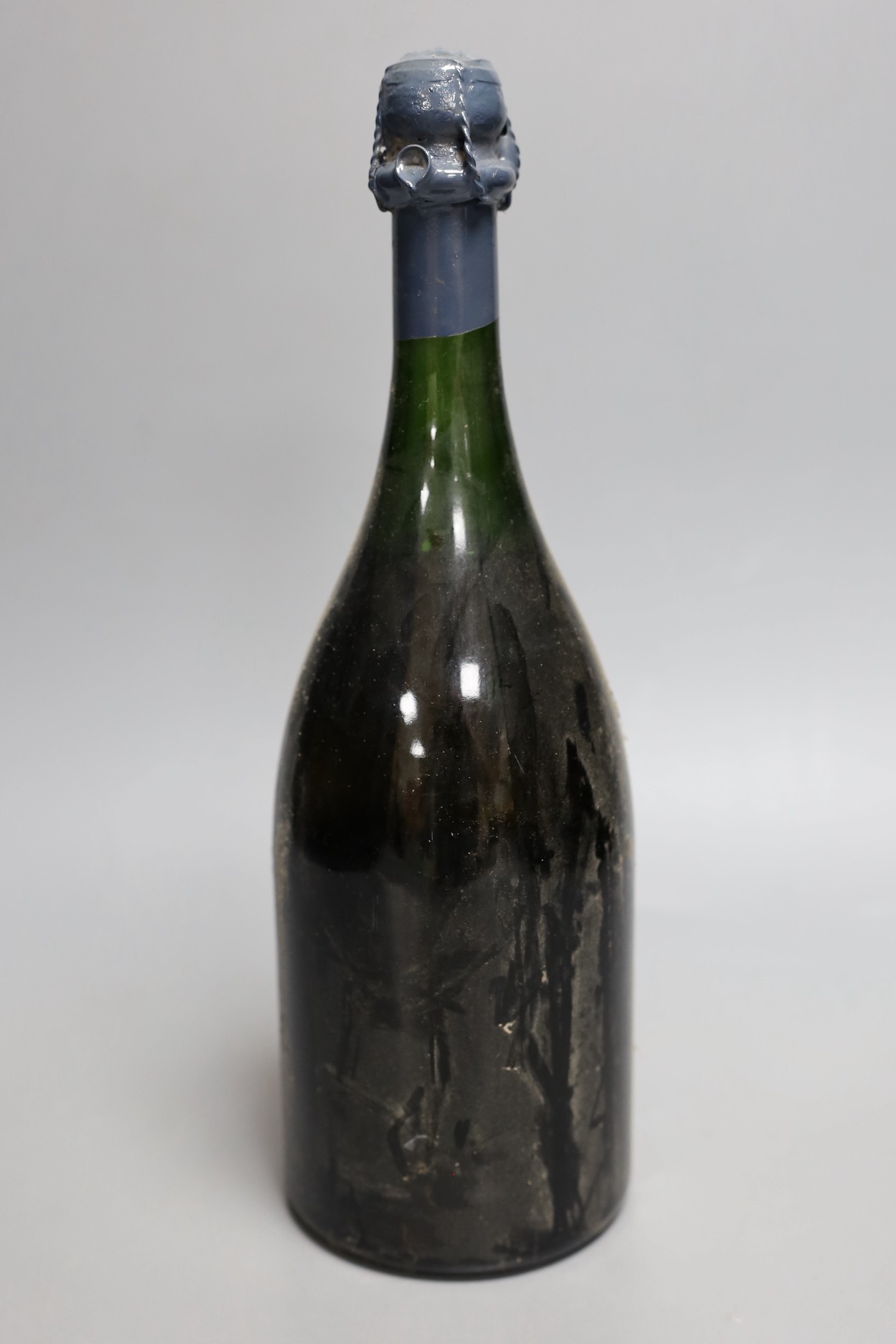 A bottle of Dom Perignon Vintage champagne, 1961